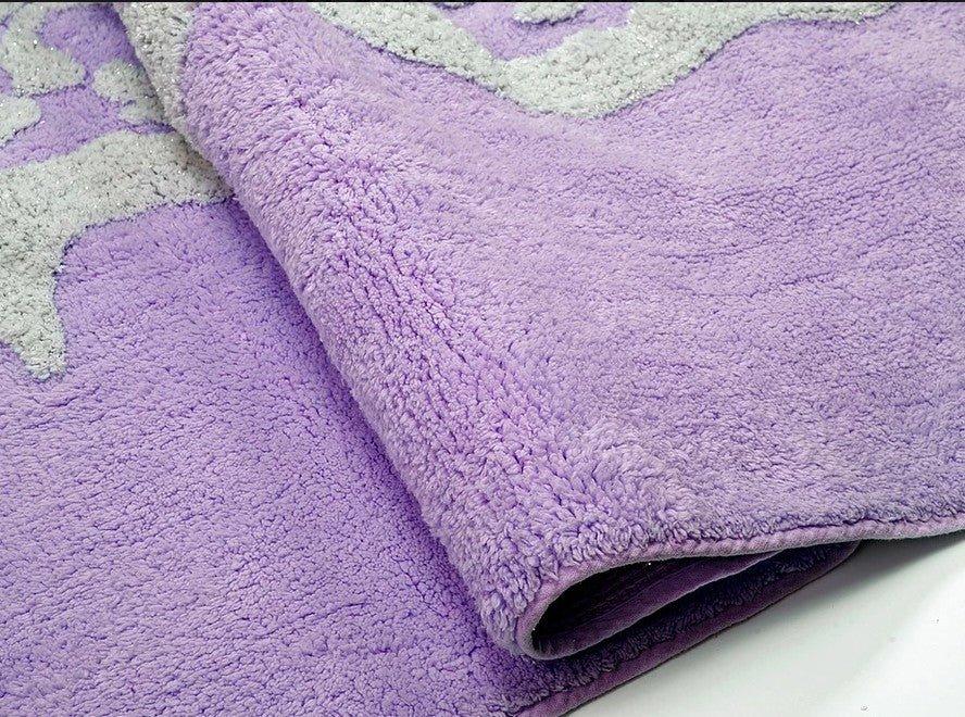 Alfombra Infantil Algodón 100% Lavable Carnaval Aratextil Lila - Nanetes #